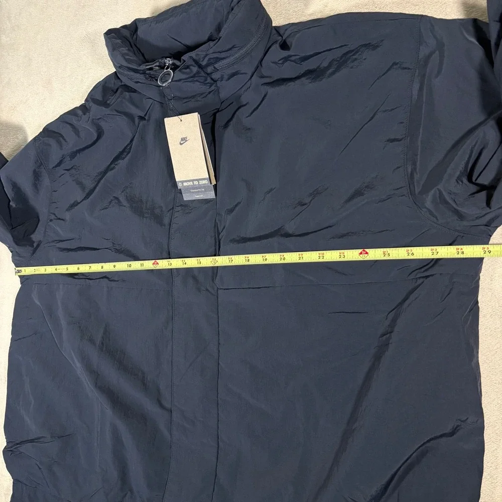 Nike Sportswear Tech Packable Hood Jacket Black Men's L-Tall FZ0714-010 $225‎